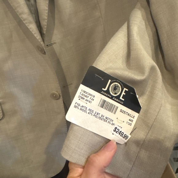 Joseph Abboud • NWT Light Brown Jacket - Picture 2 of 5